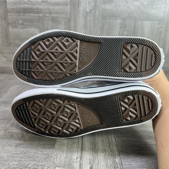 Converse CTAS White Multicolored Kids size 3 Shoes - Picture 7 of 8